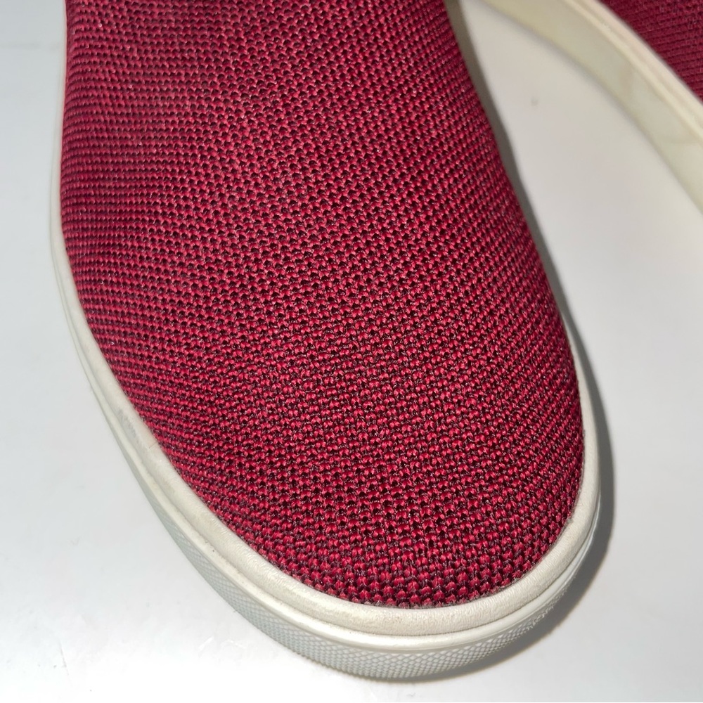 Rothy’s Red Maroon Slip On Sneakers Women’s Size 8.5 - Picture 4 of 13